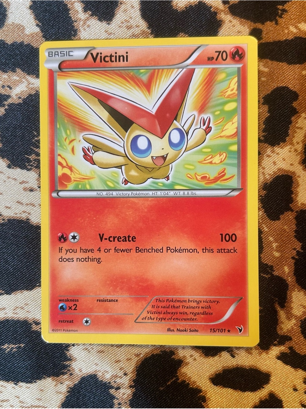 Pokemon VICTINI Card NOBLE VICTORIES